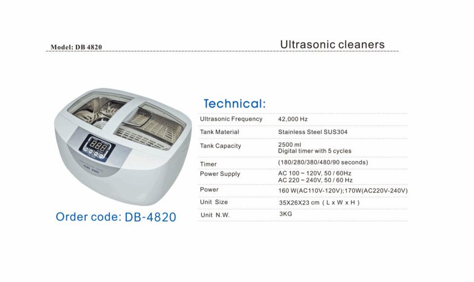 BAIN ULTRASONIC COXO